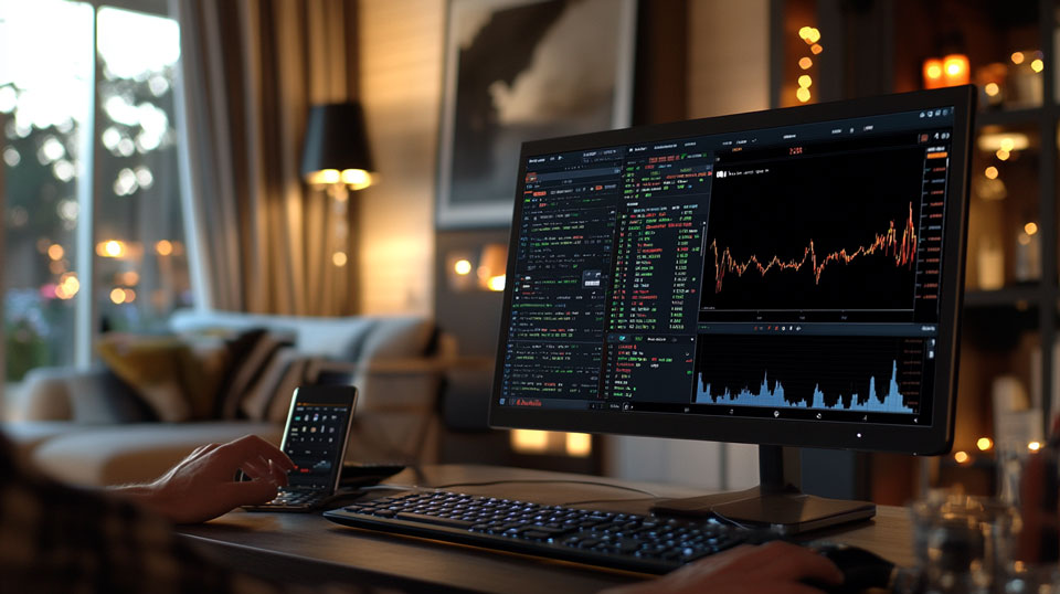 Computerinterface voor veilige handel Computer interface for safe trading