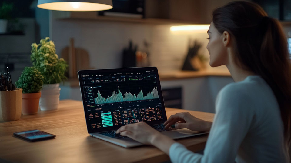 Crypto tools open on laptop Crypto tools open on laptop