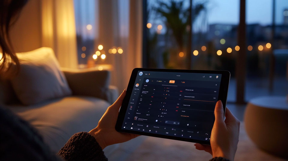 Easy trading on the tablet Easy trading on the tablet