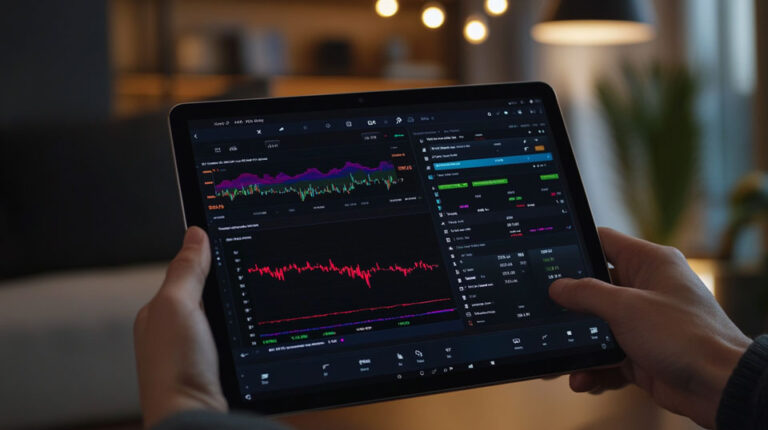 Fast market updates on tablet