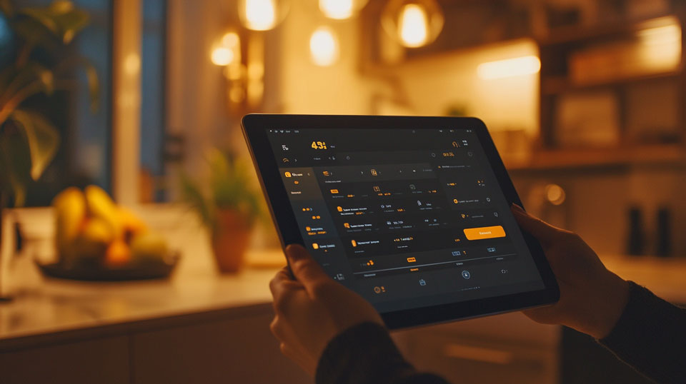 Realtime actie via tablet Real-time action via tablet