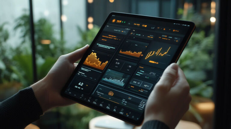 Tablet for on-the-go trading