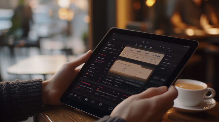 Tablet trading with real insights
